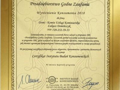 Certyfikat IBK